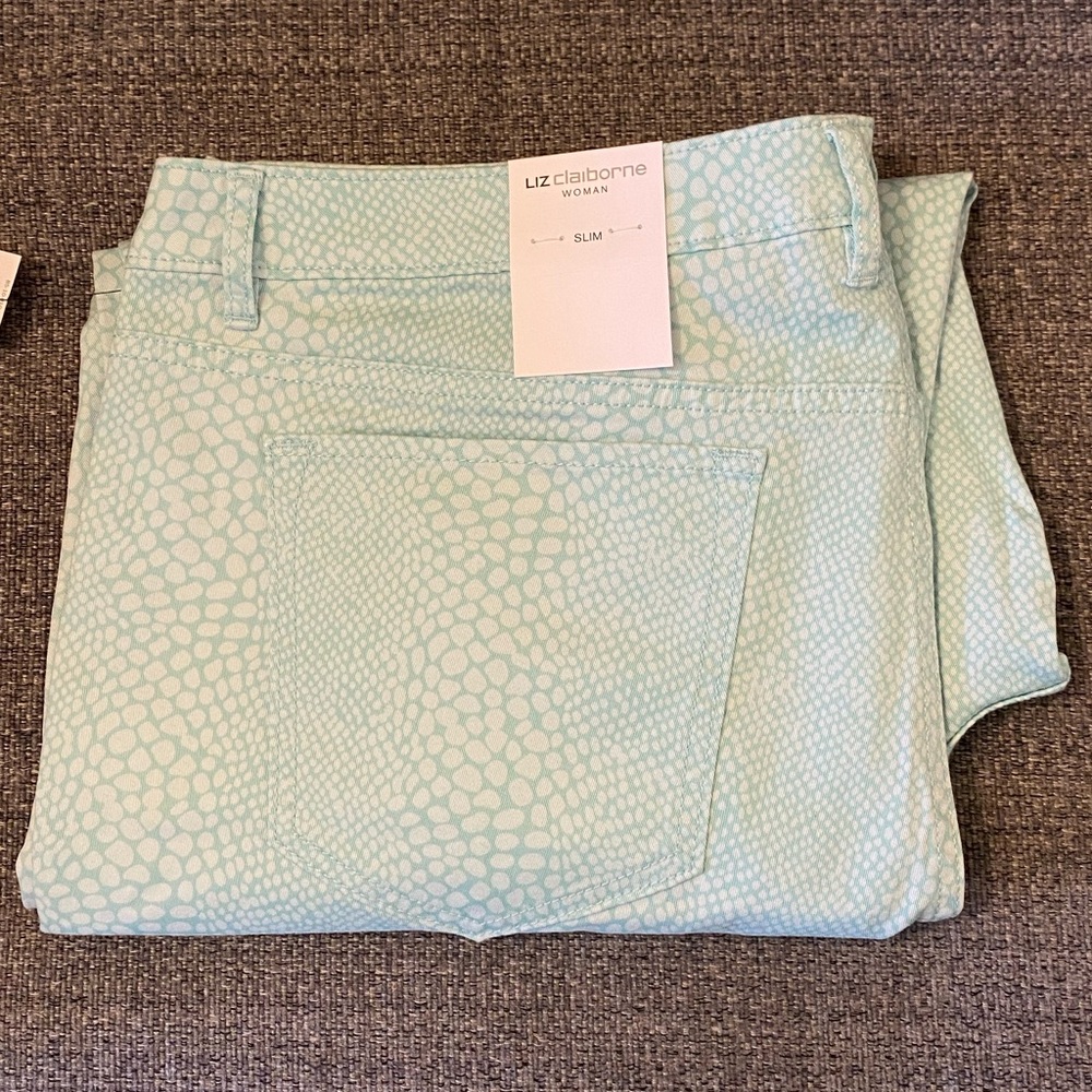 Animal print Liz Claiborne jeans